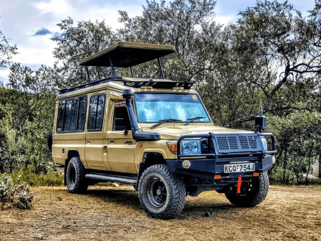 Land Cruiser in the bush